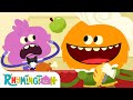 Dinner Time Rhyme Monster Cartoon Rhymington Square