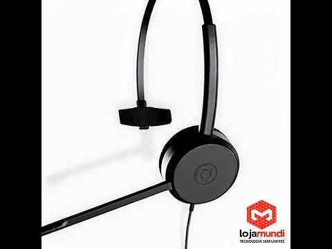Video do produto Headset Felitron Bravo USB Mono com Microfone Antirruído