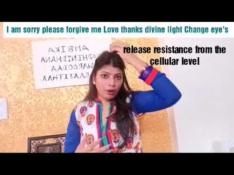 Tapping with attitude of gratitude for eye's problem//Heal your eye problems with eft-part2 Video