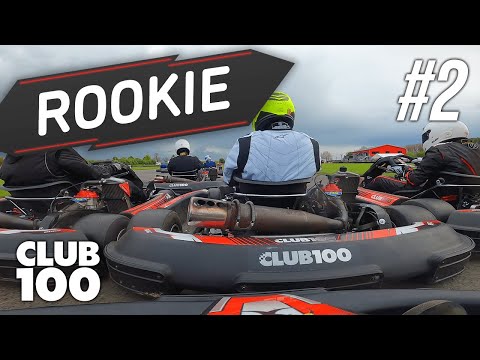 ROOKIE goes competitive KARTING! (Club 100) #2 MY BEST RACE YET??