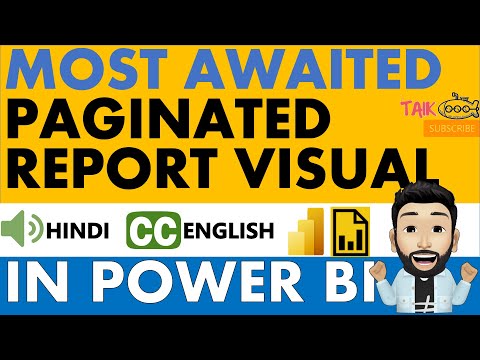 Paginated Report Visual Complete Tutorial in Power BI (13-10) Power BI