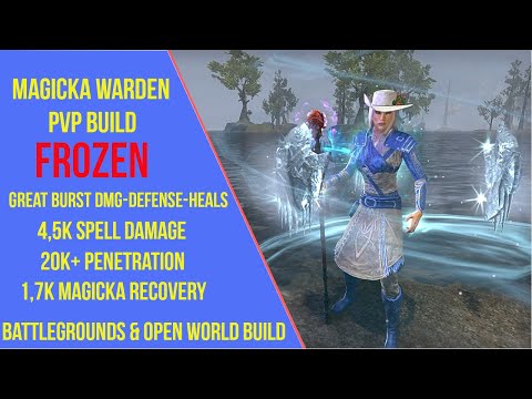 ESO Magicka Warden PVP Build - Frozen - Firesong - Magden PVP Build