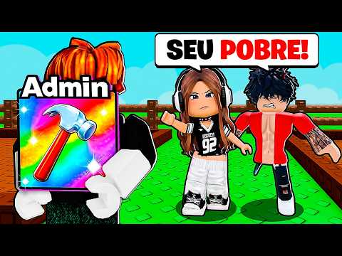 FINGI SER NOOB MAS COM PODERES DE ADMIN NO GROW A GARDEN 2