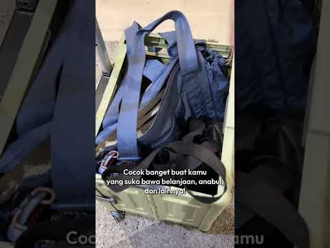 Gambar Informa 30 Ltr Fernan Troli Lipat - Abu-Abu