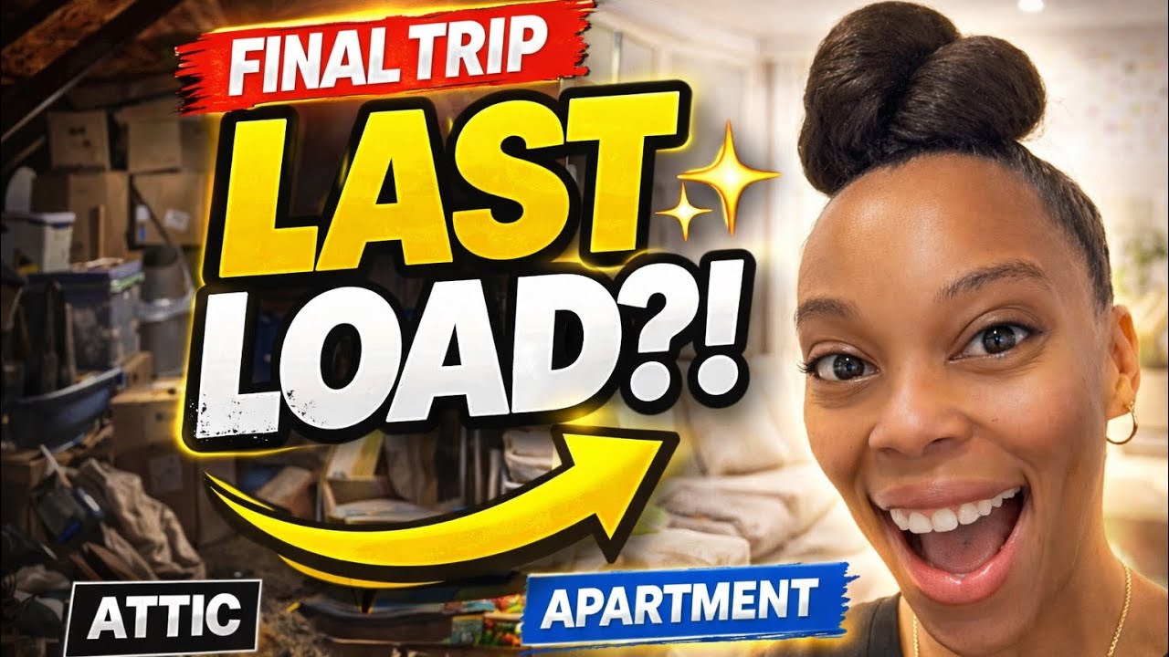 From Attic to New Apartment… Moving the LAST of My Things 🏡✨ | Moving Vlog | New Apartment