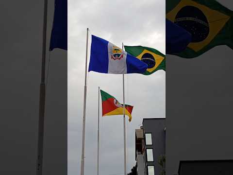As Bandeiras do Brasil do Rio Grande do Sul e do Município de Canela-RS!