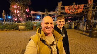 Tech Giant Family | Alton Towers Scarefest 2024 . Rides & Mazes REVIEWED!