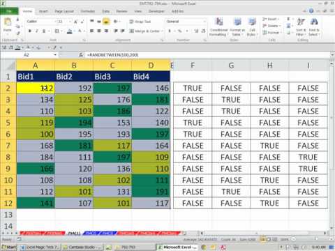Excel Magic Trick 794: Conditional Formatting MAX or MIN or Top 3 Value/s In Row