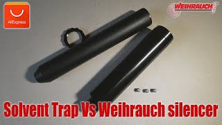 Review and test of an AliExpress Solvent trap on my BSA Scorption T-10 PCP air rifle Part 1