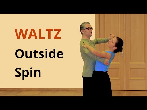 How to Dance Waltz Outside Spin / Ballroom Dance