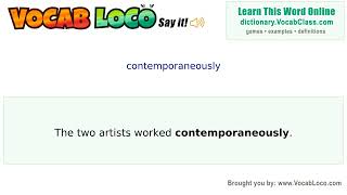 Video thumbnail for contemporaneously