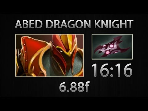 Dota 2 Dragon Knight Fast Farm - Abed - Armlet of Mordiggian - 16:16 [6.88f]