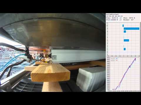 Schneelast-Belastungstest