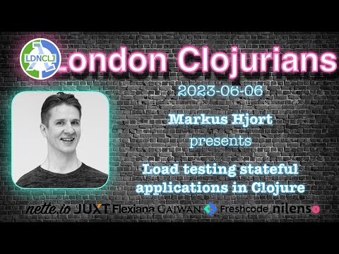 Load testing stateful applications in Clojure (by Markus Hjort)