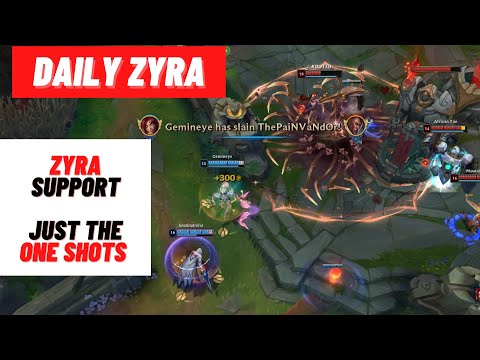 Daily Zyra Montage - One Shots by Zyra Support. Burst mage.