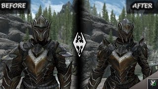 REINFORCED EBONY ARMOR: Armor Mod!!- Xbox Modded Skyrim Mod Showcase