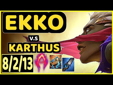 ONER (EKKO) vs KARTHUS - 8/2/13 KDA JUNGLE CHALLENGER GAMEPLAY - KR