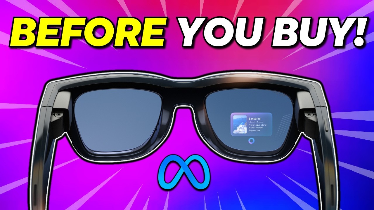 Meta Ray-Ban Display GLASSES - 7 Things you Should Know Before you Buy!