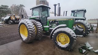 jd 4455 15 speed powershift,  punch list weekend getting ready for winter
