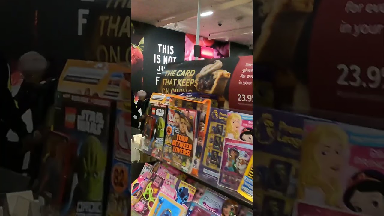 Security and police in action M&S Gloucester