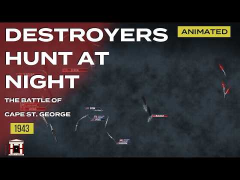 Burke's Destroyer Night Hunt: Battle of Cape St. George, 1943 - Animated Documentary