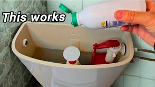 Pour PEROXIDE into the toilet tank 💥 A trick that will surprise you !
