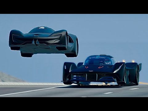 SRT Tomahawk Vision GT vs Aston Martin AMR Pro - Drag Race 20 KM