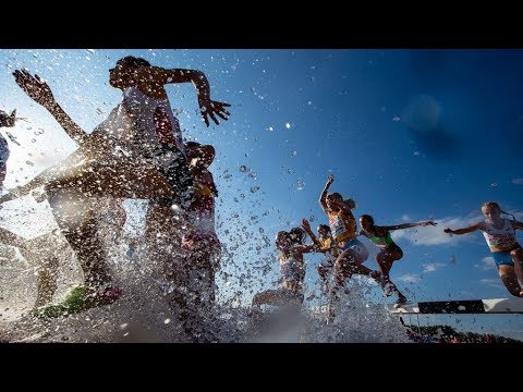 Girls 2000m Steeplechase at U18 European Champ - Győr 2018