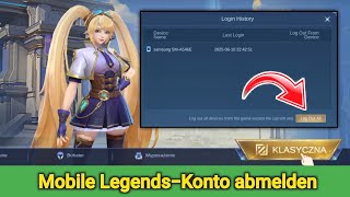 So melden Sie sich von Ihrem Mobile Legends-Konto 2025 ab | Konto in Mobile Legends abmelden