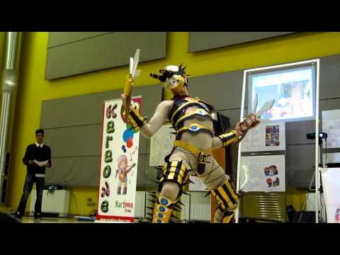 Esibizione Voldo - Mestre comix 2010