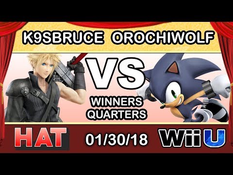 HAT 7 - K9sbruce (Cloud) Vs. orochiwolf (Sonic) Winners Quarters - Smash 4