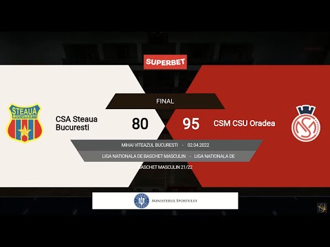LNBM 2021-2022: Steaua București - CSM CSU Oradea