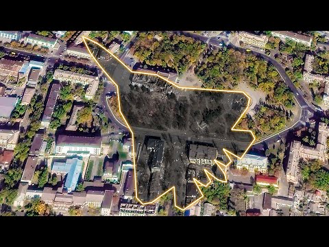 Ukrainian cities before and after the Russian invasion. Russia vs Ukraine