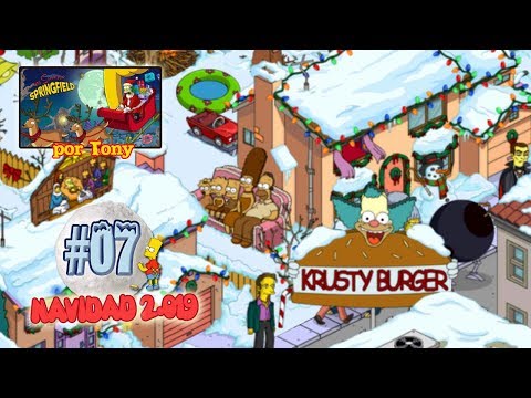 Los Simpson Springfield "Navidad'19: Capítulo 7 - El sofá de galleta de los Simpson" por Tony