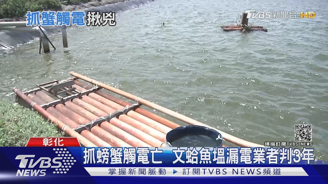 抓螃蟹觸電亡 文蛤魚塭漏電業者判3年
