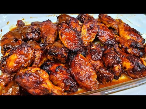 guyanese oven baked chicken wings | recipe