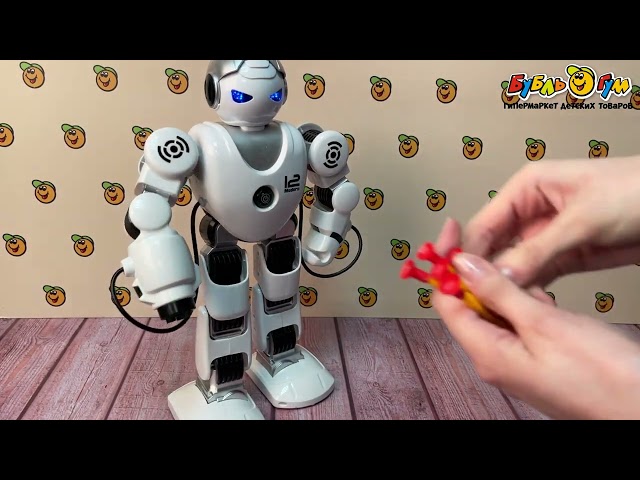 Робот Lanson Toys Зет-Альфа р/у белый 40см - видео