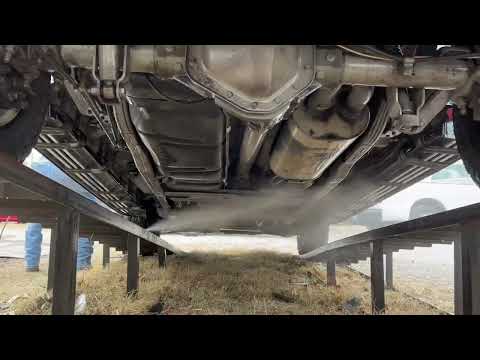 Sandblasting A Rusty Undercarriage