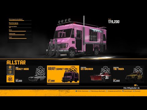 FlatOut 4 Total Insanity Gameplay | 8.Allstar Finale ROCKET SORBET VAN | PC GAME 2017