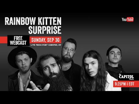 Rainbow Kitten Surprise: LIVESTREAM ALERT - Sun, 9/30 @ 9:25 pm EDT. RSVP Here!
