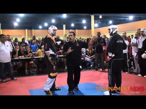 Team Full Circle Black vs Team Paul Mitchell Men's Team Fighting Round 3 at the US Open 2011