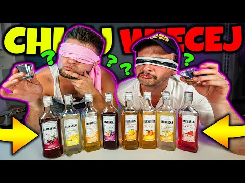Rozpoznajemy smaki WÓDKI BARMAŃSKIEJ na ŚLEPO! (Chlej Więcej #5) [z: Bladii]