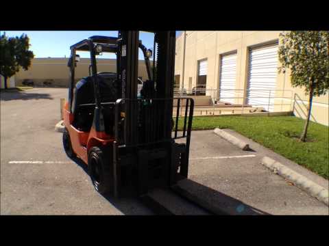 Toyota 7FDU30 6,000 lb Forklift at Worldwide Forklift, Ft. Lauderdale, Fl.