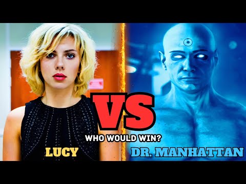 Lucy at 100% Brain Power vs Dr. Manhattan – Who Reigns Supreme? | What's On Hollywood