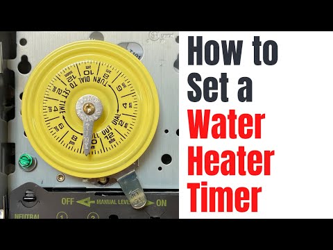 How to Set a Water Heater Timer | Adjust and Use a Water Heater Timer | Basic Life Skills