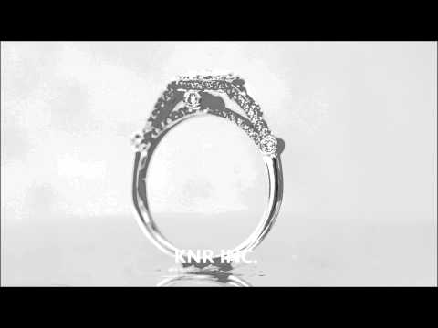 18K WHITE GOLD PEAR SHAPE CUT DIAMOND BEZEL SET ENGAGEMENT RING 2.35CTW - KNR INC -453 1