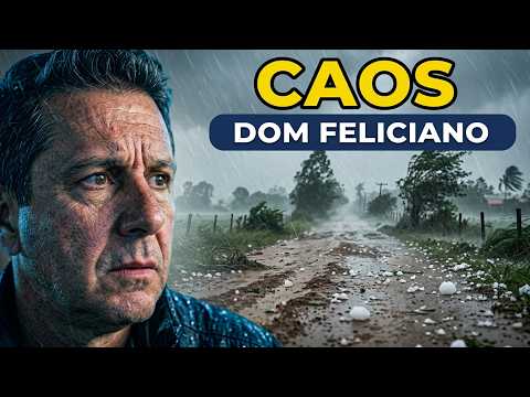 TEMPORAL DE CHUVA E GRANIZO ATINGE DOM FELICIANO RS 