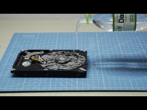 Hard Drive works in Slow Motion │HL-EXPERIMENT