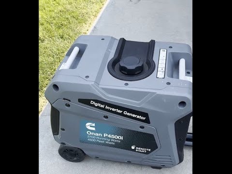Cummins Onan 4500I Remote Start Generator Vs Honda 2000 Review