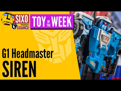 TOY OF THE WEEK: Hasbro Transformers Generation 1 Headmaster Siren